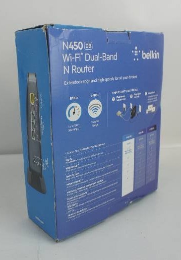 lot 8 image: Belkin N450 Wireless Dual-Band N Router