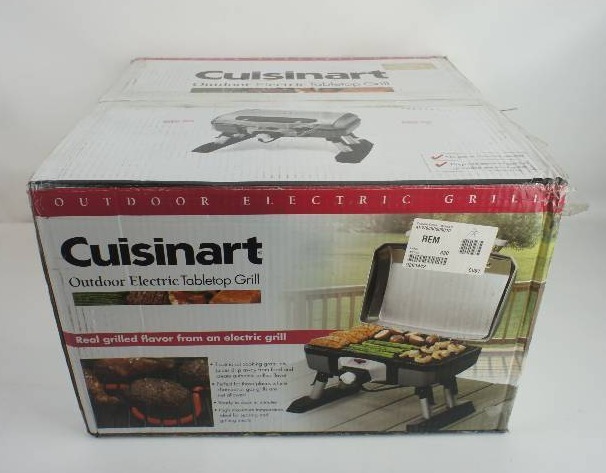 lot 50 image: Cuisinart Outdoor Electric Tabletop Grill