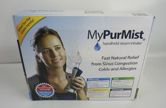lot 28 image: MyPurMist Handheld Steam Inhaler