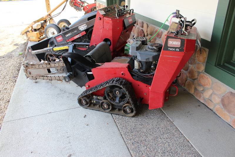 lot 2 image: Toro TRX-15 Walk-Behind Trenchers Model 22970 Serial #280000309.