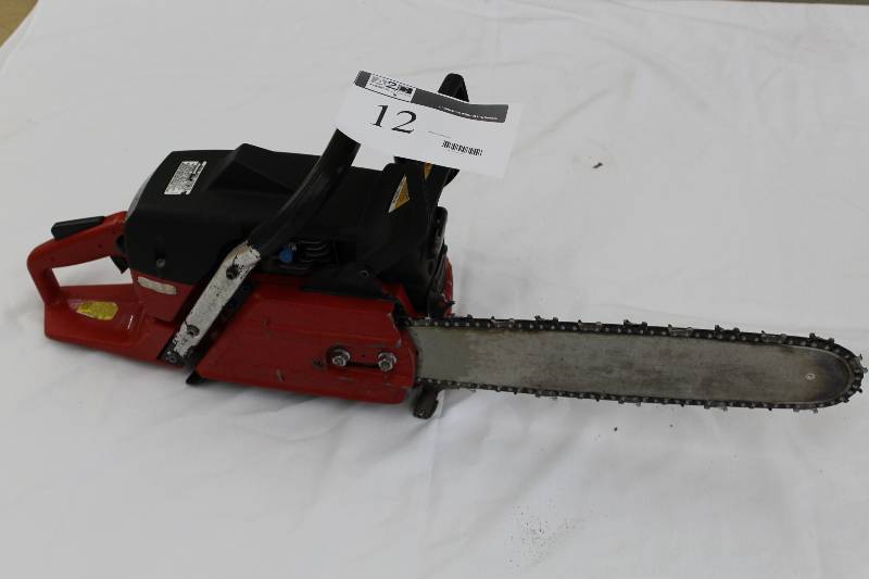 lot 12 image: Huskvarna Jonsered CS2165 Gas Powered Chain Saw SN 20111800363.