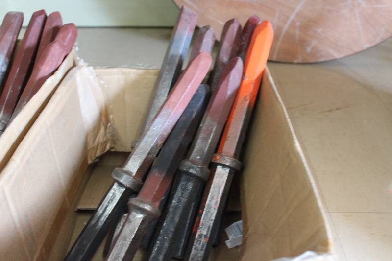 lot 40 image: Lot of (8) Metal Stakes.