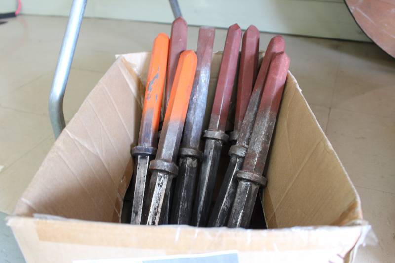 lot 39 image: Lot of (8) Metal Stakes.