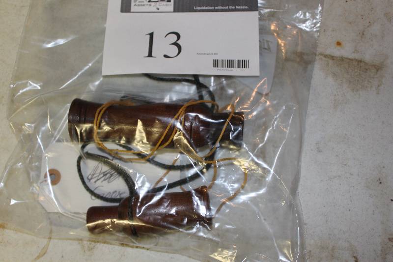 lot 13 image: Lot of (2) Goose Calls Wooden.