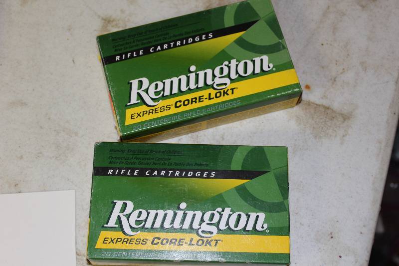 lot 27 image: Box Lot of (2) Including Remington Core Lokt, app. 20 rounds 280 Remington 150 Gr. Core Lokt PSP, app. 20 ct.