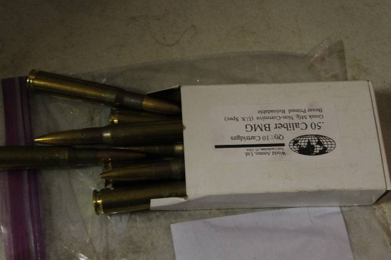 lot 53 image: Bag Lot of 50 BMG Boxer Primed Reloadable Ammo app. 10 rounds.