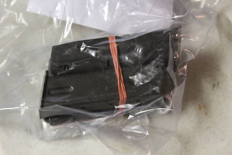 lot 58 image: Lot of (4) 9 MM Mags 15 Round Steel Marked Law Enforcement Grade.