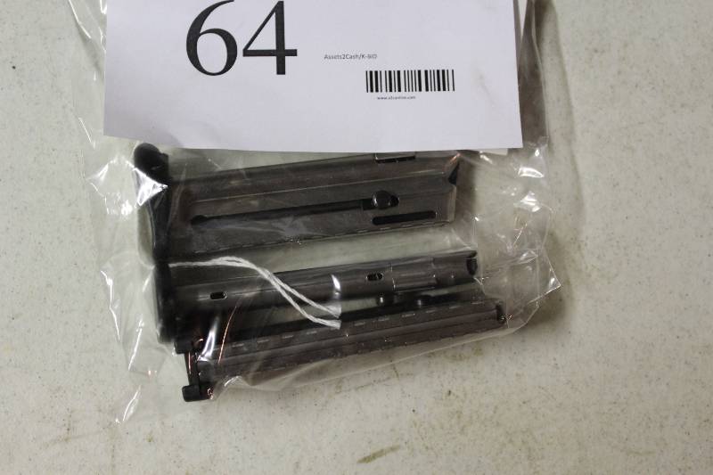 lot 64 image: Lot of (3) Walther P22 Magazines.