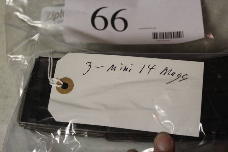 lot 66 image: Lot of (3) Mini 14 Magazines.