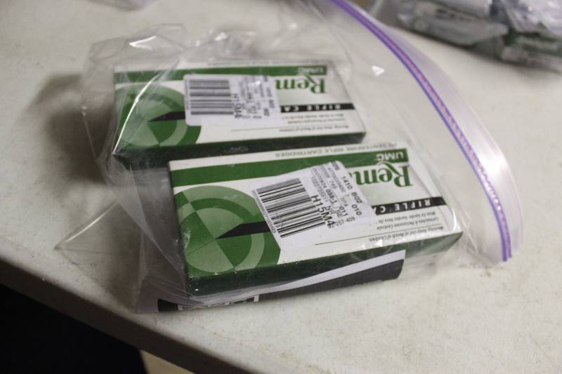 lot 93 image: Bag Lot of Remington 223 45 Grain JHP Ammo app. 40 ct.
