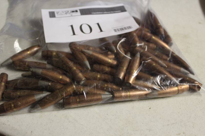 lot 101 image: Bag Lot of 50 BMG Ammo app. 50 ct.