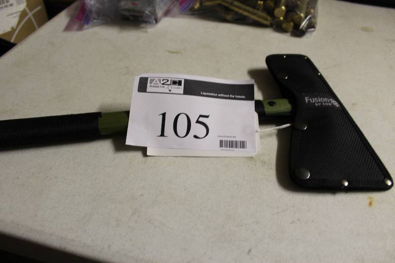 lot 105 image: 50g Fusion Tomahawk wSheath.