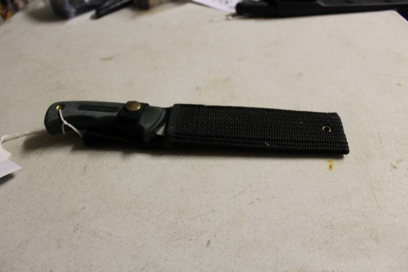 lot 107 image: Shrode Old Timer 2460T Fillet Knife wSheath Max Flex Blade.