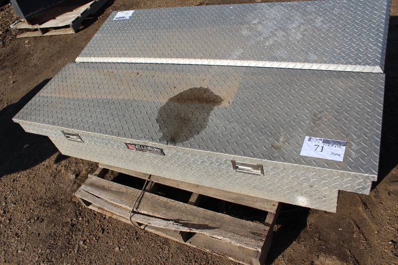 Ultima Storage Box For Truck Bed Diamond Plated Latching Lid 21 x 70 x 14.