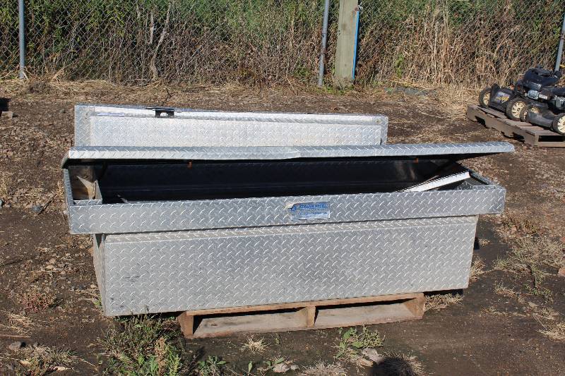 Ultima Storage Box For Truck Bed Diamond Plated Latching Lid 20 x 70 x 16.