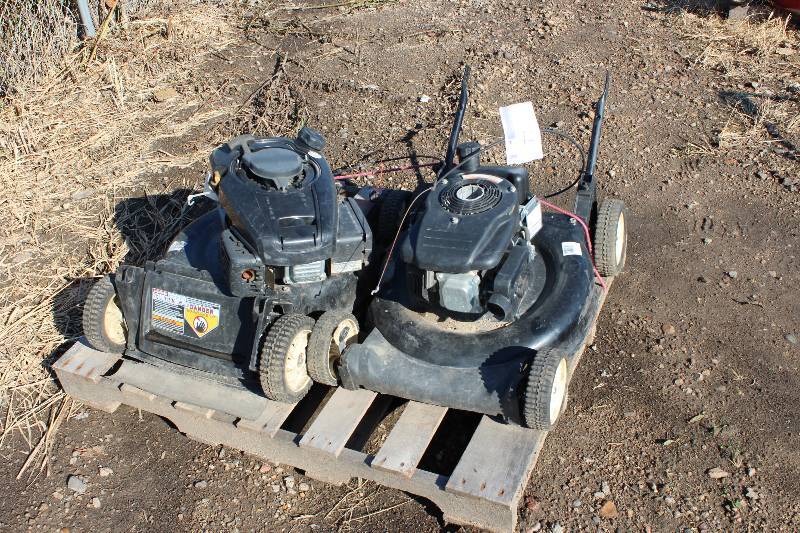Lot of (2) MTD Lawn Mowers Model 11A-A1JC027.