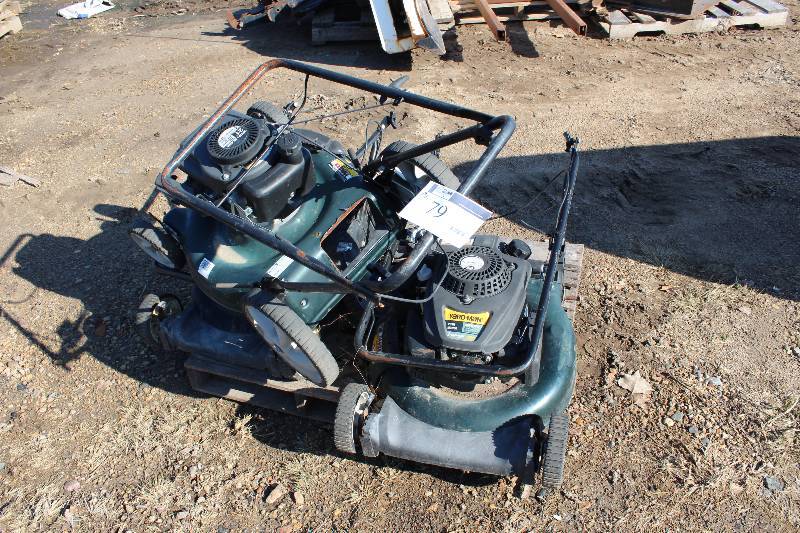 Lot of (3) Yard Man Push Mowers.