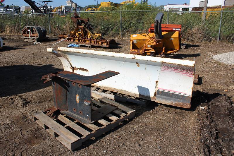 Blizzard Tractor Plow wControls & Bracket One Wing Wont Close 102 Closed Width.