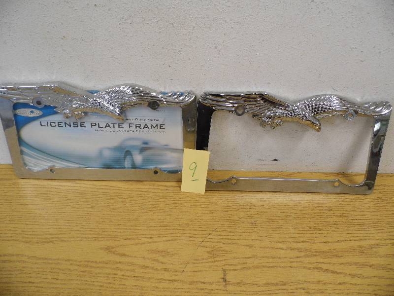 2 Eagle License Plate Frames