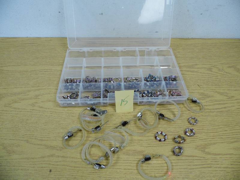Organizer Case with Flashing Bracelets & Rings