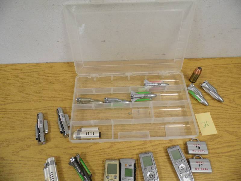Organizer Case with Lighters, Digital Recorders