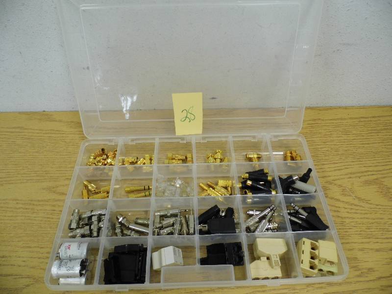 Organizer with Phone, Cable and Parts