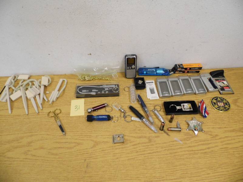 Voice Recorders, Lasers, Shavers, Key Chains