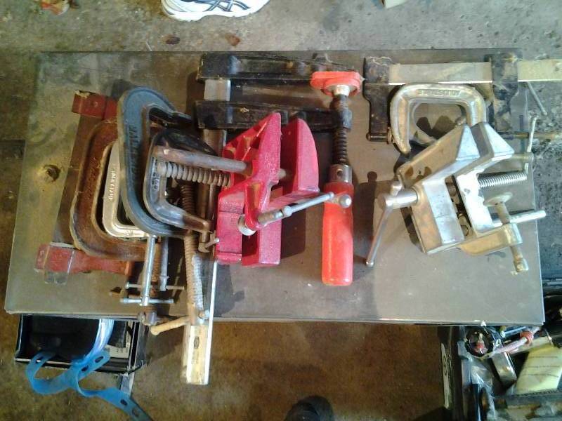 lot 95 image: Lot Of Assorted Clamps