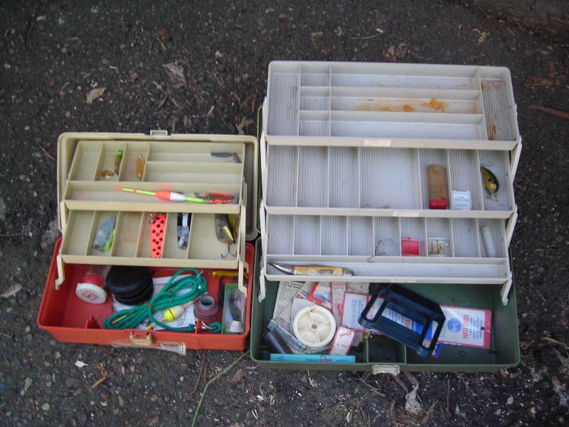 lot 170 image: 2-Tackle Boxes & Contents