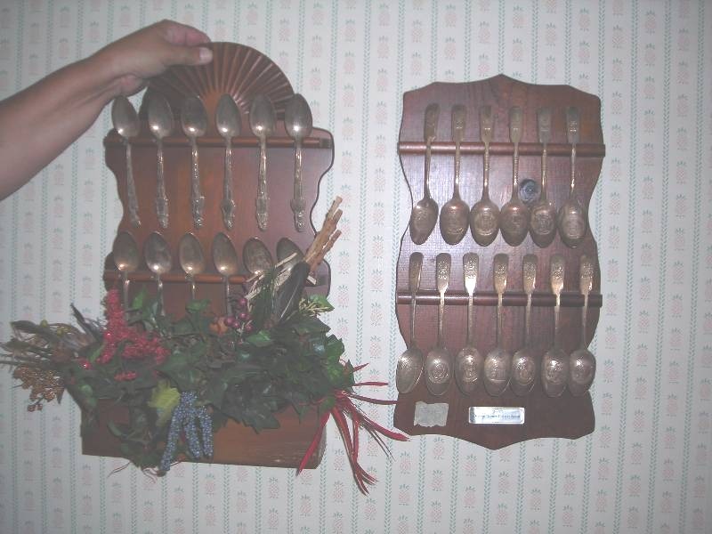 lot 183 image: 2-Spoon Racks With Collector Spoons