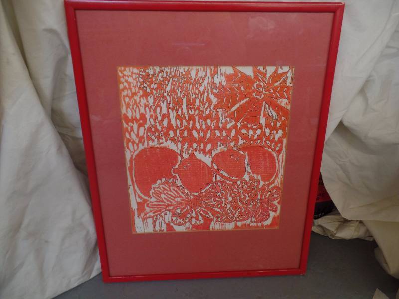 lot 34 image: Framed Art