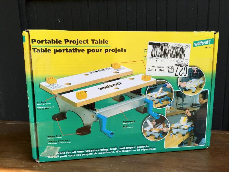 New in Box Wolfcraft Portable Project Table | Quality Tools Auction ...