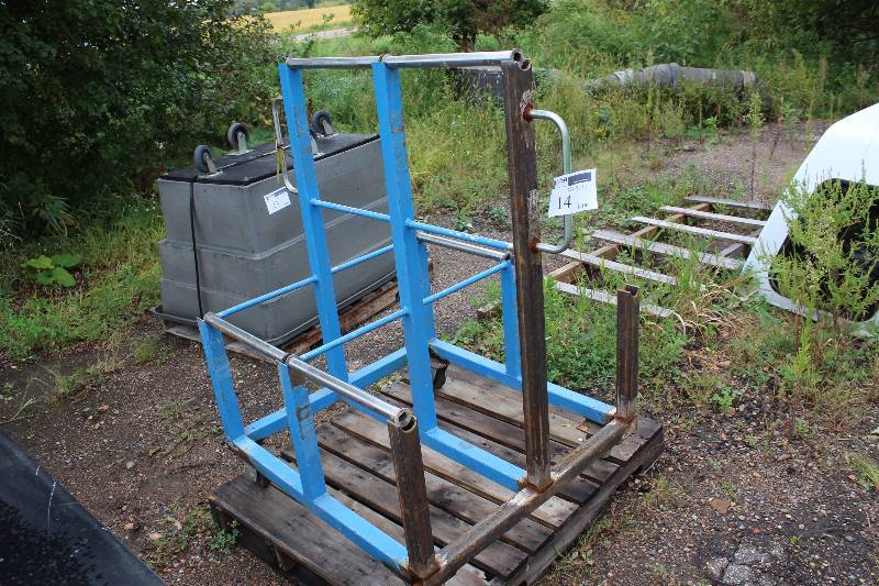 Custom Metal Cart wWheels & 2 Pull Handles & Moveable Bars 36 x 39 x 52.