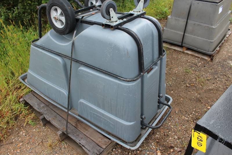 Recycling Cart wWheels & Reinforced Frame 32 x69 x42.5.