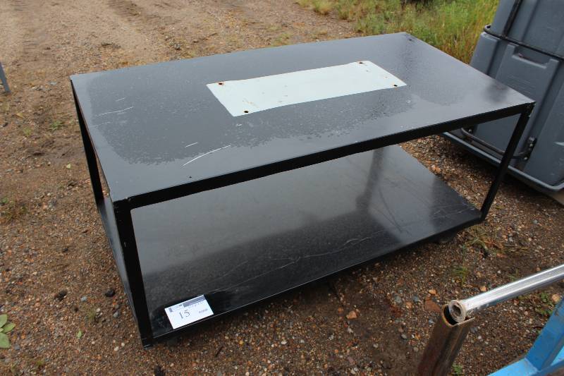 Metal Cart wLower Shelf 30 x 60 x 30.