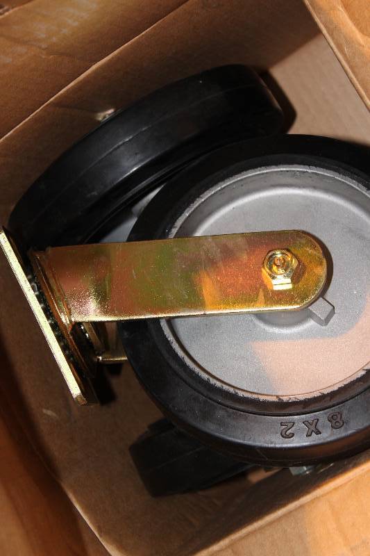 Lot of (4) 8 Wheel Casters.