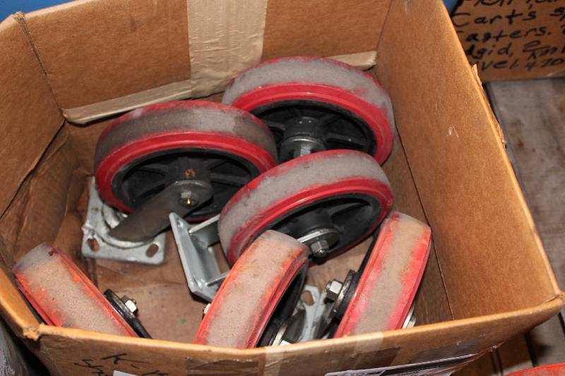 Lot of (3) 8 Wheel Casters.