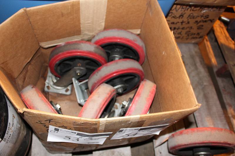 Lot of (4) 8 Wheel Casters.