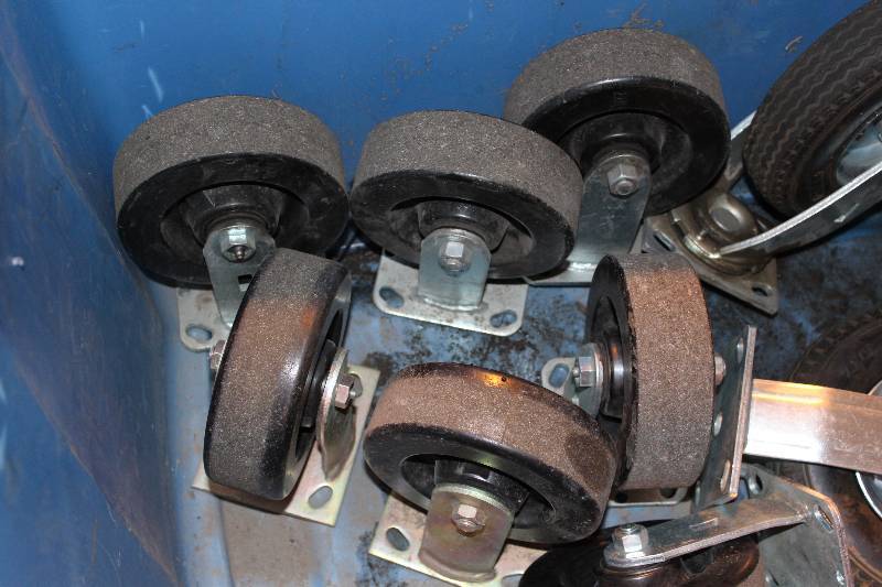 Lot of (4) 6 Wheel Casters.