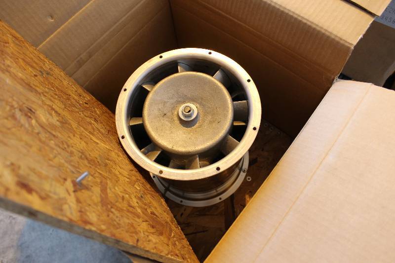 Loram Fan Scr. Blower 13HP 8 Vane Axial Fan.