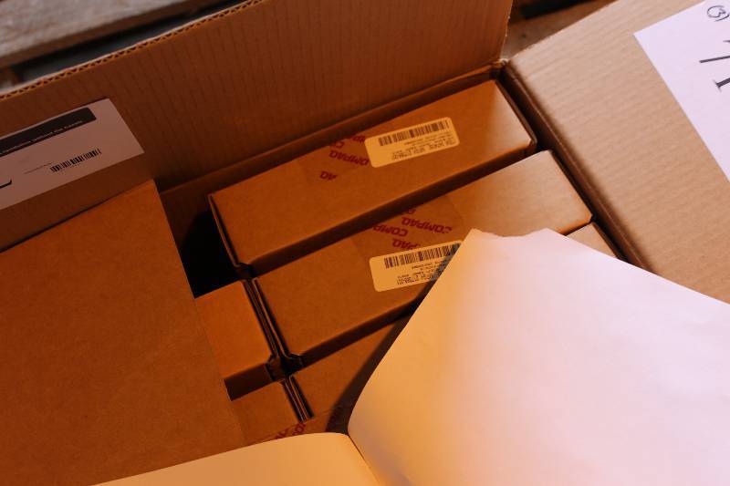 Box Lot of (3) Including Compaq Drive Cases.