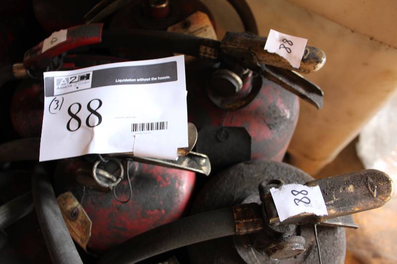 Lot of (3) Fire Extinguishers.