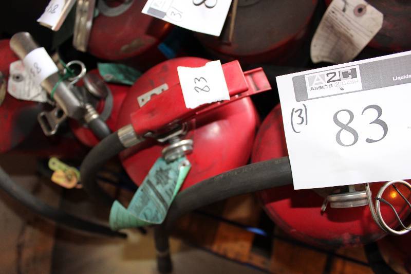 Lot of (3) Fire Extinguishers.