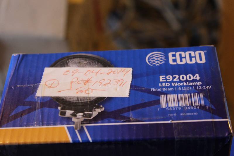 Ecco LED Work Light Model E92004 Flood Beam 6LEDS 12-24V.