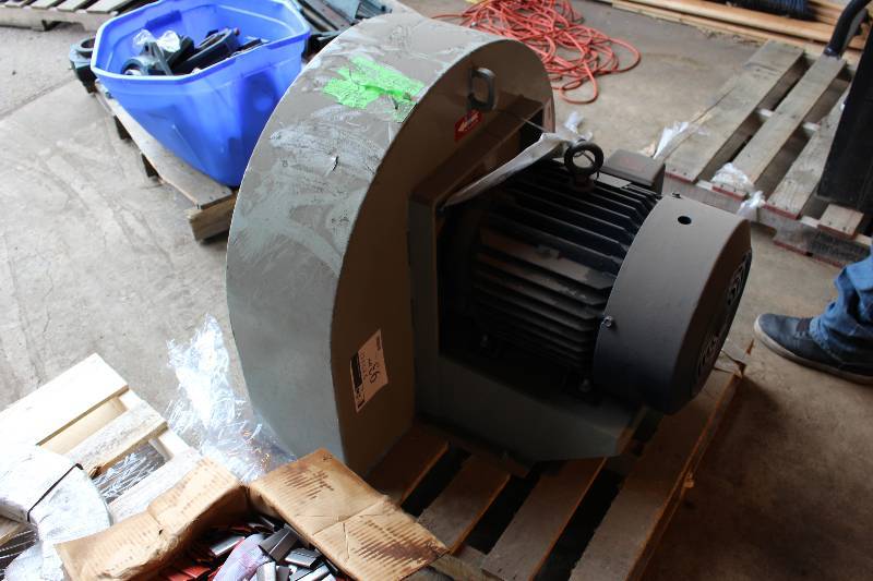 Loram Blower Generator 15HP 2800CFM20.0IN SP 31 x 31 x 27 New.