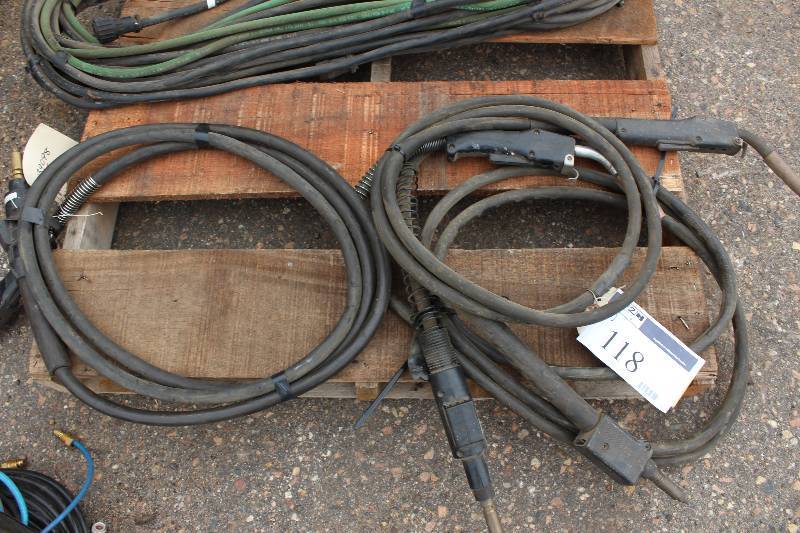 Lot of (6) Including Cord wJumper Cable End Welding Hose And More.