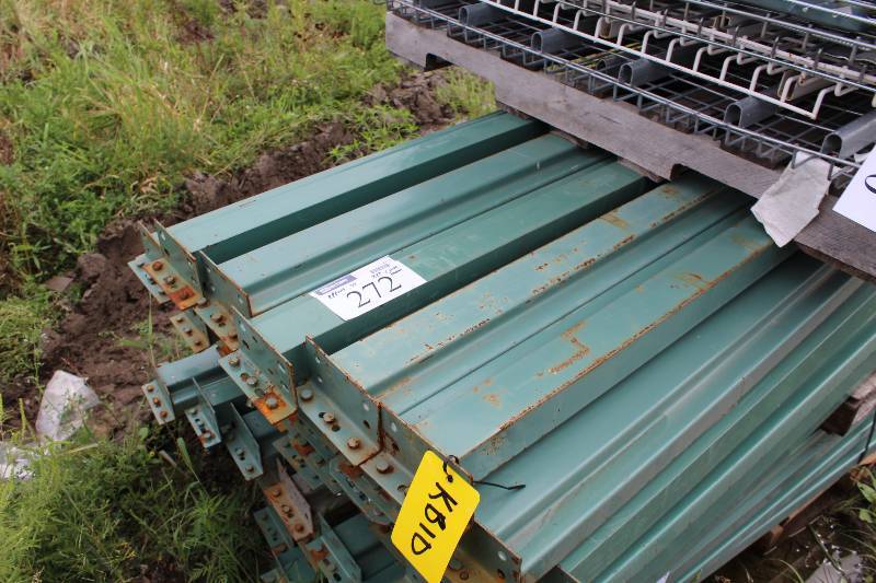 Pallet Racking Lot Including 8 Cross Beams (app. 30 ct).