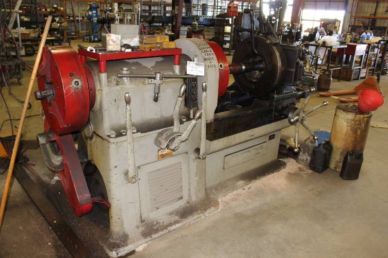 lot 27 image: Oster Rapiduction Threading Machine Must Bring Own Tools For Removal.