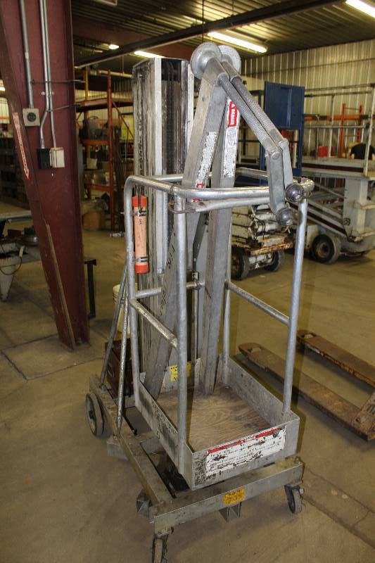 Genie Personnel Lift; Model PLC24; 300lbs Capacity; Sold As Is Needs