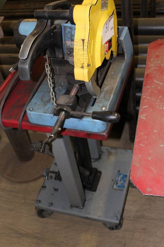 lot 31 image: Jepson 12 Dry-Cutter wStand Model 9312N Dry Cutter Tipsaw 12 x 1 20 x 23 x 48.